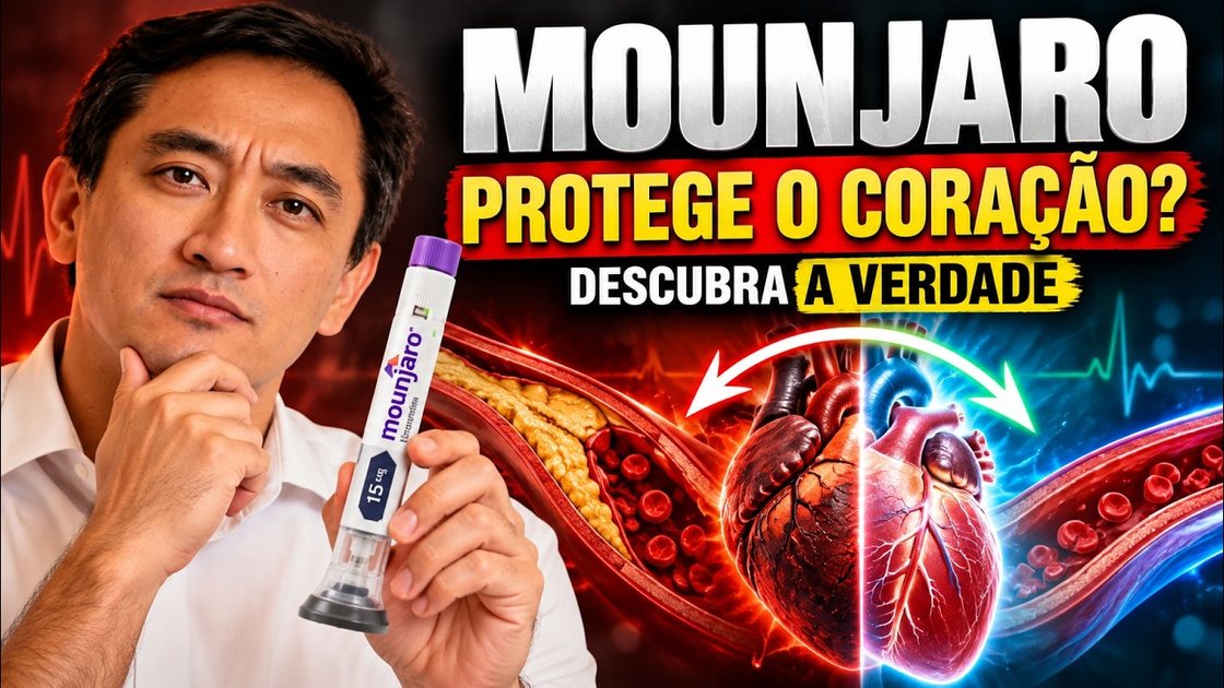 Dr. Raphael Osugue no vídeo sobre tirzepatida, infarto e AVC